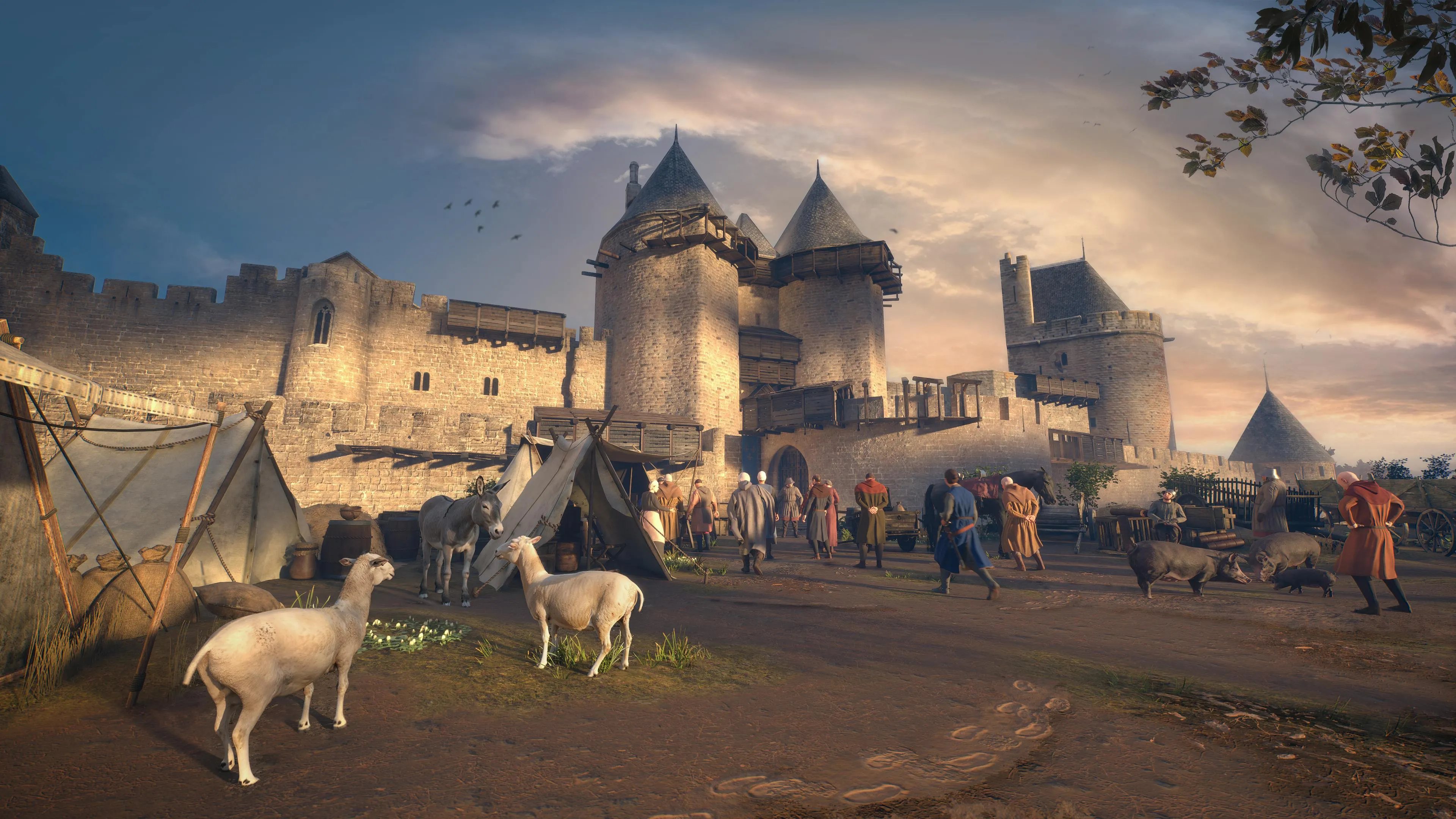 Before the ramparts